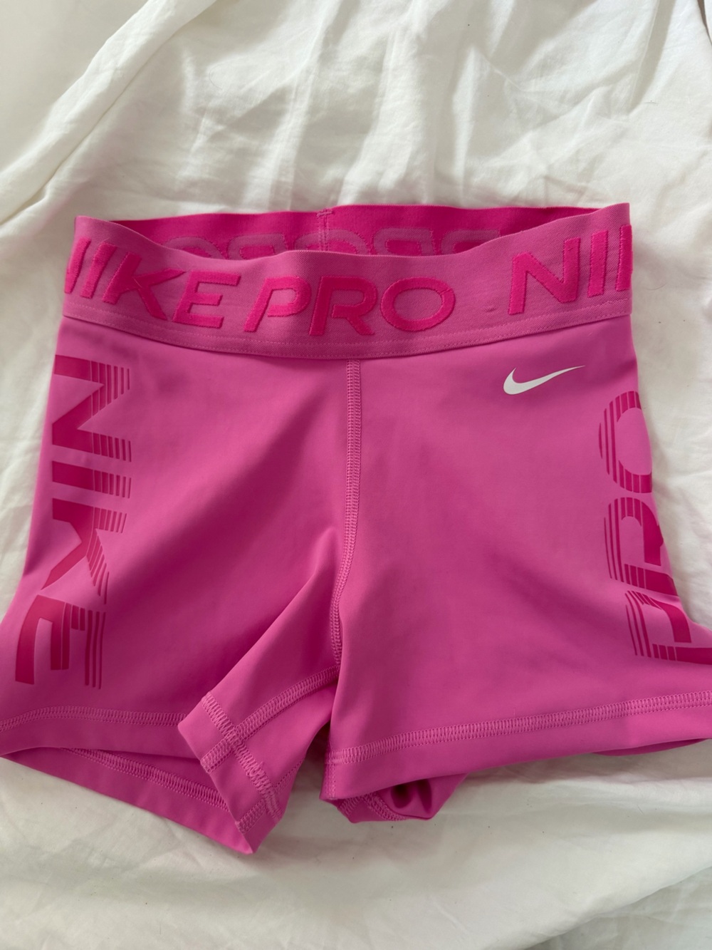 PINK NIKE PROS. Size XS . Great condition